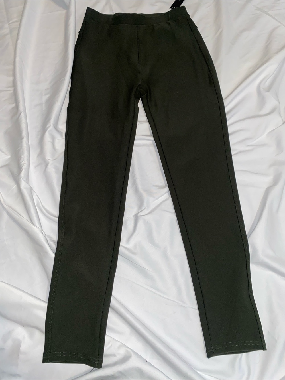 High-Waist military green Leggings